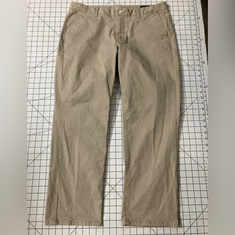 NWOT Bonobos Men’s Tan Straight Fit Pants Size 35/28